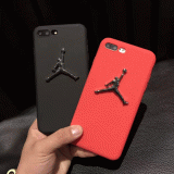 Jordan ジョーダン iphone8/8 plusケース スポーツ風アイフォン7/7 プラスケース 赤黒iphone6s/6s plusカバー オシャレ男女兼用