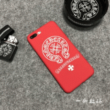 Chrome Hearts iphone xケース クロムハーツ 潮流ブランド iphone 8/8plusケース 夜光アイフォン7/6s plusケース赤黒白オシャレ