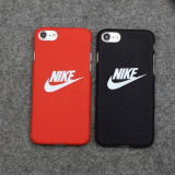 ナイキ iPhone7/iPhone8plusケース Nike 運動風 シンプル 黒＆赤＆白 スポーツ メンズ iPhone6S/6Splusジャケットケース 格安 通販