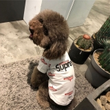 シュプリーム 犬服 Tシャツ ドッグウェア ブラント ペット服 supreme 猫服 可愛い 半袖 tシャツ 春夏 犬の洋服 小型犬 中型犬