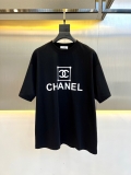 Chanelシャネル通販メンズとレディースゆったり半袖Tシャツ