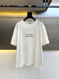 最新Chanelシャネルメンズとレディース半袖 コピーゆったり半袖Tシャツ