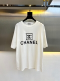 Chanelシャネル激安メンズとレディース半袖 コピーゆったり半袖Tシャツ