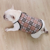 バーバリー 犬服 シャツ かわいい ペットウェア burberry ドッグウェア チョッキ 夏用洋服 チェック柄 ワンちゃんの服