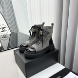 【限定】Chanelシャネル2023秋冬重工業ホットスタイルショートブーツ