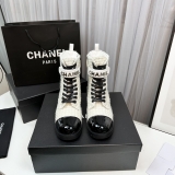 【話題商品！】Chanelシャネル2023秋冬シープスキンマーティンブーツ