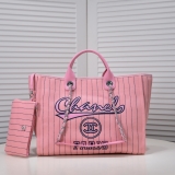 超奇跡の入荷☆シャネル(Chanel)2023 新しいビーチバッグデニムバッグ女性のショルダーポータブルショッピングバッグ大容量ママファッションシンプルなチェーンバッグ