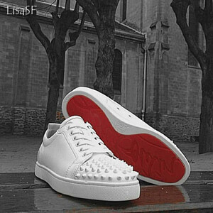 【人気商品】2019新作 Christian Louboutin 春夏のマスト 白スニーカー★クリスチャン ルブタンスーパーコピー★ ルイス スパイク
