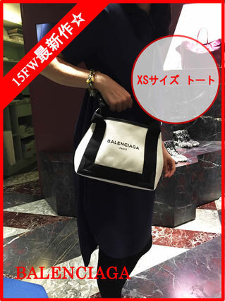 芸能人愛用☆バレンシアガ トートバッグ コピー ネイビートートXS  390346AQ35N1065