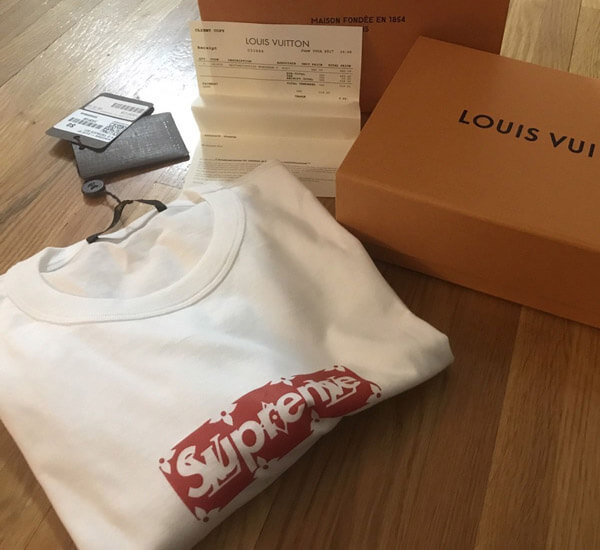 シュプリーム ルイヴィトン tシャツ 激安 偽物 17AW Box Logo Tee スーパーコピー 1A3FC6