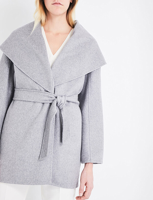 Max Mara スーパーコピー PAGLIEカシミヤラップコート カシミアのコート