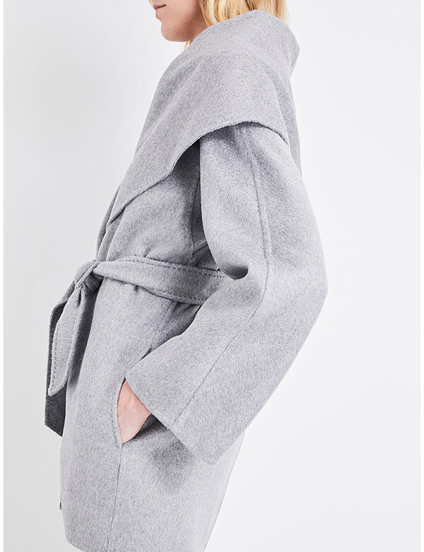 Max Mara スーパーコピー PAGLIEカシミヤラップコート カシミアのコート