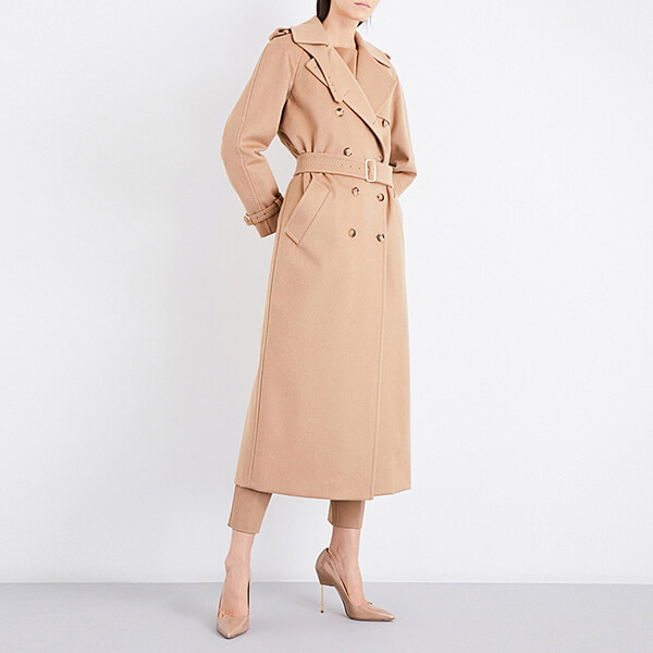 【MAX MARA】マックスマーラ KRISS キャメル トレンチコート