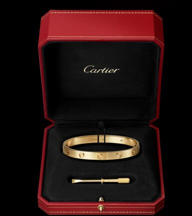 世界中で大人気!カルティエ LOVEブレスレット 偽物 イエローゴールド B6035517