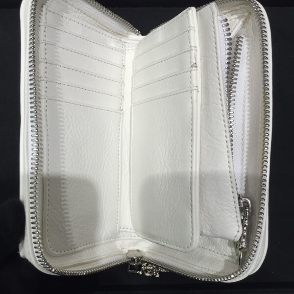 国内発 クロムハーツ スーパーコピー REC F ZIP MINI ホワイト財布