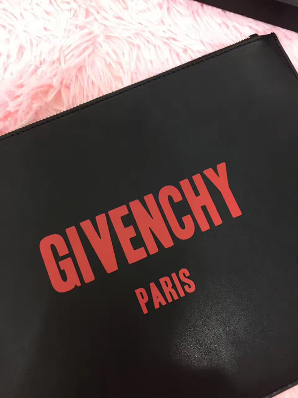 ジバンシィ スーパーコピー クラッチバッグ RED LOGO SMALL CLUTCH