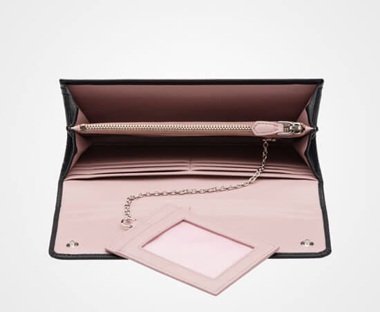 新作!プラダ スーパーコピー SAFFIANO バイカラーカードホルダー付長財布 1MH132