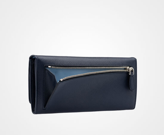 新作!プラダ スーパーコピー SAFFIANO バイカラーカードホルダー付長財布 1MH132