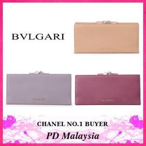 【2017年NEW】ブルガリ N級品★GOLD金具×2つ折り財布×3カラー★最新作★ 17098631