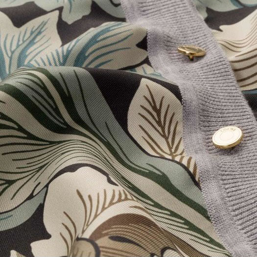 ロエベ William Morris ウール&シルクカーディガン カーディガン