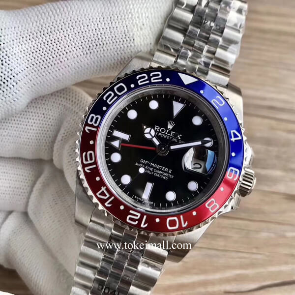 高品質◆ロレックス N級品 GMT マスターII メンズ腕時計 126710BLRO