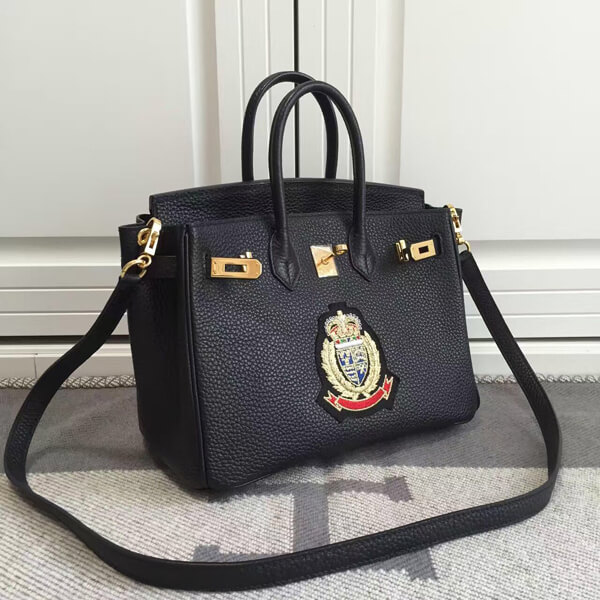 エルメスバーキン コピー 25 ハンドバッグ 塗鴉 Black ゴールド金具 トゴ Ｑ刻印 hermes81