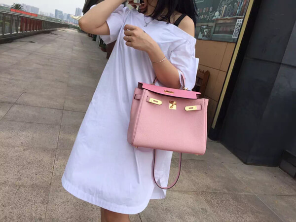 エルメスケリー コピー 28cm エルメス ハンドバッグ トゴ R刻印 内縫い ゴールド金具