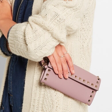 2018-19AW ヴァレンティノ Rockstud コンチネンタルウォレット