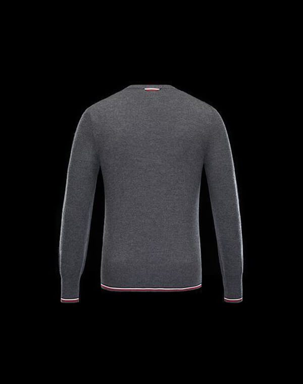 TOPセラー賞受賞!16/17秋冬┃MONCLER★CREWNECK┃ダークグレー