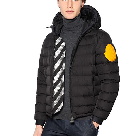 TOPセラー賞!18/19秋冬モンクレールスーパーコピー┃MONCLER★OFF WHITE DINARD┃ブラック