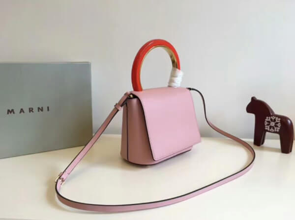 18-19AW マルニスーパーコピー MARNI M479 PANNIER BAG IN CALF LEATHER SBMPZ14T13LV589Z1Z32