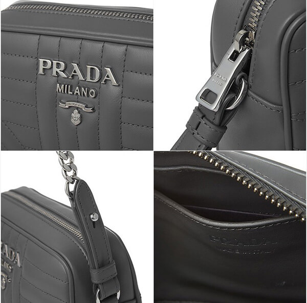 2019新作素敵 PRADA プラダスーパーコピー★ダイアグラム レザークロスボディーバッグ