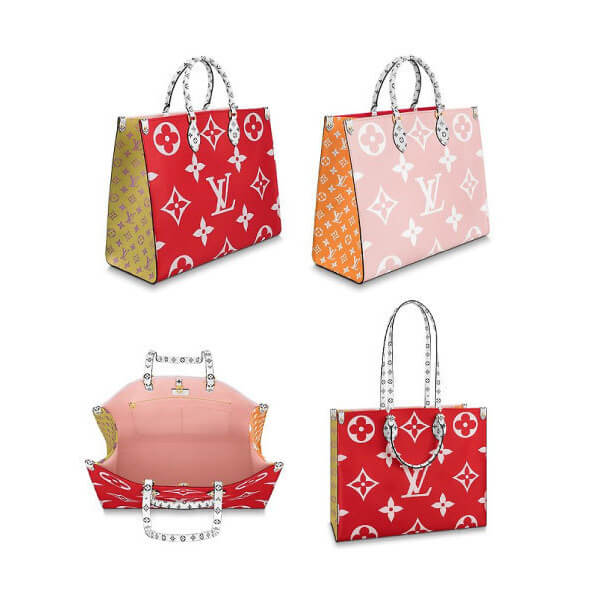 ☆​ルイヴィトン オンザゴー スーパーコピー☆限定大人気 CABAS ONTHEGO M44569 ルージュ