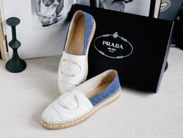 プラダ コピー LOGO STITCHES ESPADRILLE 1S619I-3KBO-F0K1H