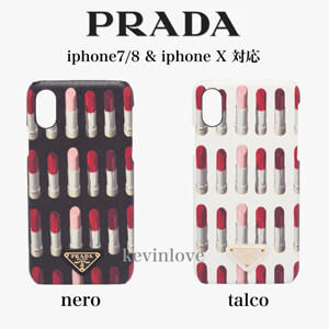 新作!PRADAプラダ☆スマホケース リップスティックiPhone7/8&iphoneX