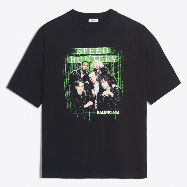 2019新作限定人気◆バレンシアガコピー SPEEDHUNTERS バンドTシャツ ブラック