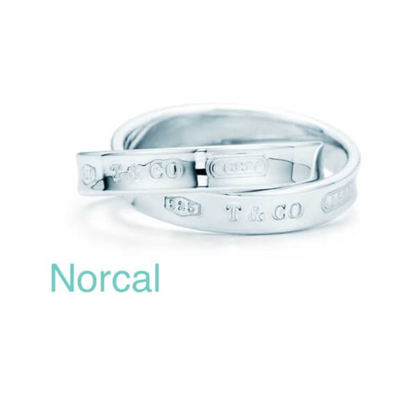 2019新色 Tiffany & Co インターロッキング サークルリング☆