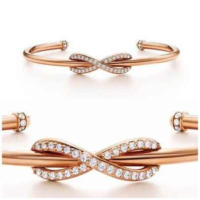 2019新色 Tiffany ★Infinity ダイアモンドがきらめく 大人のバングル