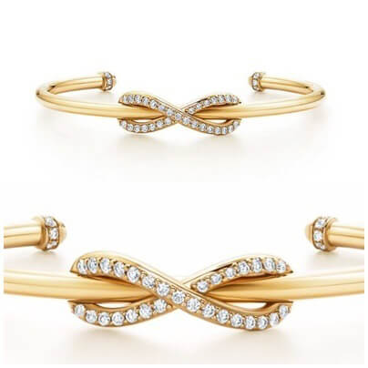2019新色 Tiffany ★Infinity ダイアモンドがきらめく 大人のバングル