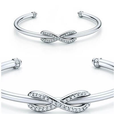 2019新色 Tiffany ★Infinity ダイアモンドがきらめく 大人のバングル
