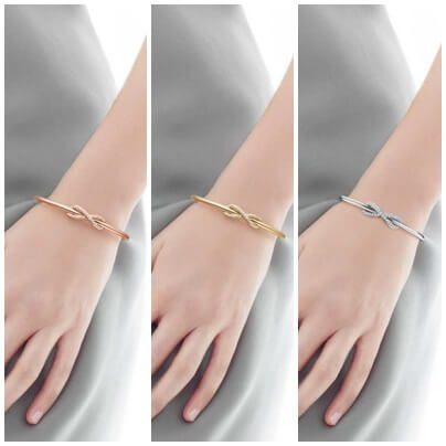 2019新色 Tiffany ★Infinity ダイアモンドがきらめく 大人のバングル