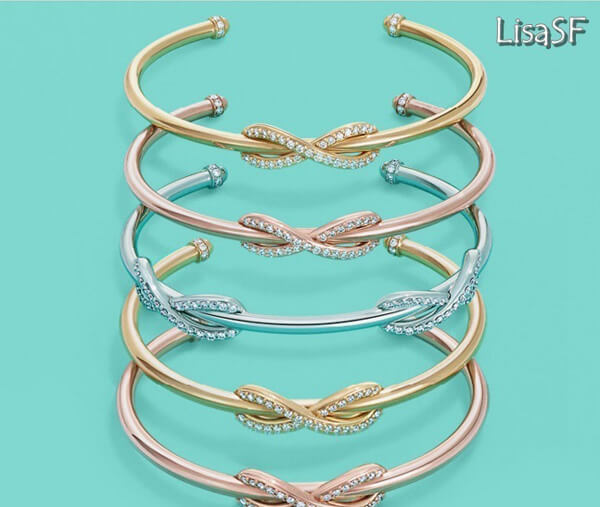 2019新色 Tiffany ★Infinity ダイアモンドがきらめく 大人のバングル