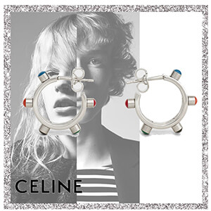 直営手配/関税込 セリーヌ テクニカラーフープ マルチカラー 46R056BRE.14ML
