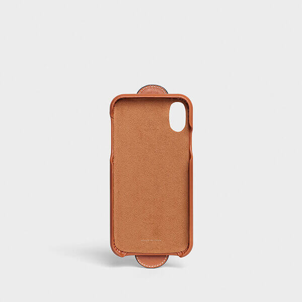 【セリーヌ】IPHONE X & XS ストラップ付きケース (IPHONE CASE)10B853B