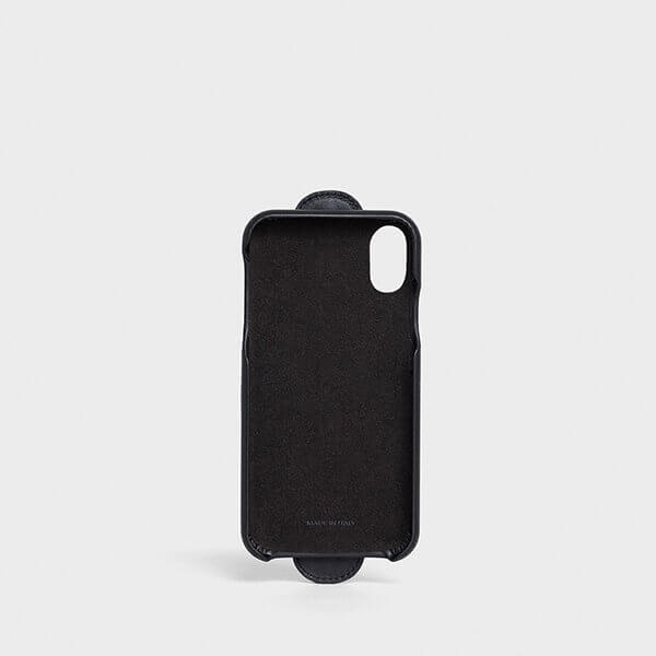 【セリーヌ】IPHONE X & XS ストラップ付きケース (IPHONE CASE)10B853B