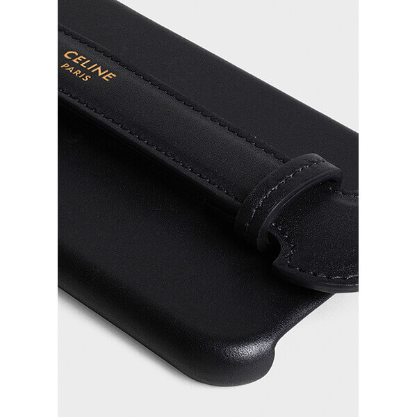 【セリーヌ】IPHONE X & XS ストラップ付きケース (IPHONE CASE)10B853B