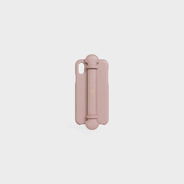 【セリーヌ】IPHONE X & XS ストラップ付きケース (IPHONE CASE)10B853B