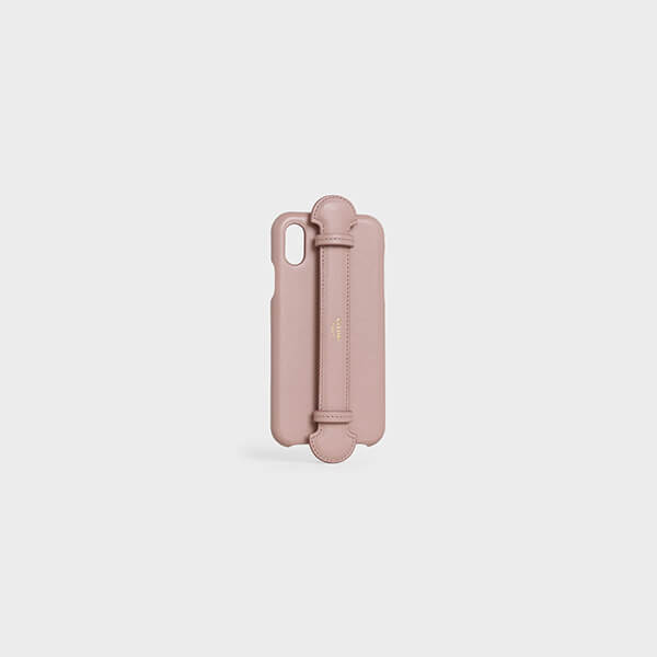 【セリーヌ】IPHONE X & XS ストラップ付きケース (IPHONE CASE)10B853B
