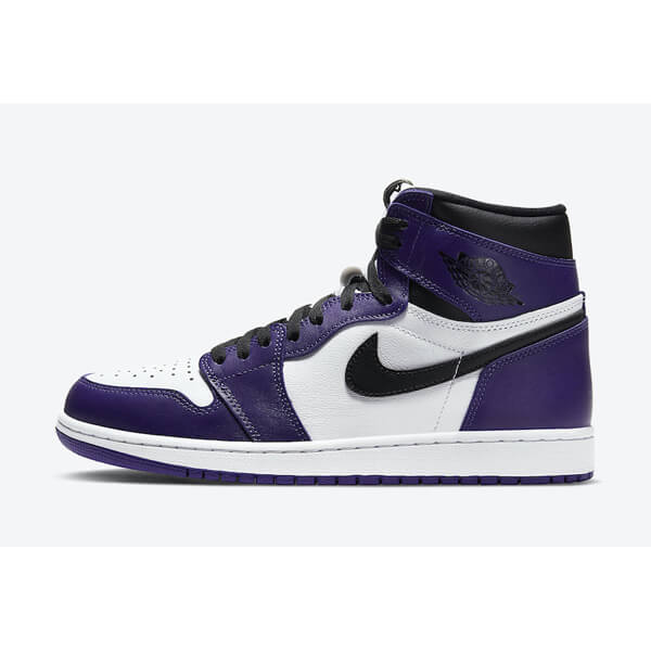 エアジョーダン1 コートパープル 偽物 ナイキ 激レア Air Jordan 1 Retro High Court Purple White 555088-500