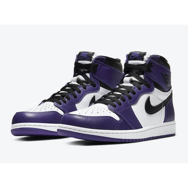 エアジョーダン1 コートパープル 偽物 ナイキ 激レア Air Jordan 1 Retro High Court Purple White 555088-500